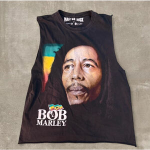 Sleeveless Bob Marley Double-Sided Shirt